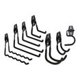 thumbnail image 4 of Garage Hook Double Hook Wall Organizer Hanger Storage Utility Garden Small-square 2PCS, 4 of 6
