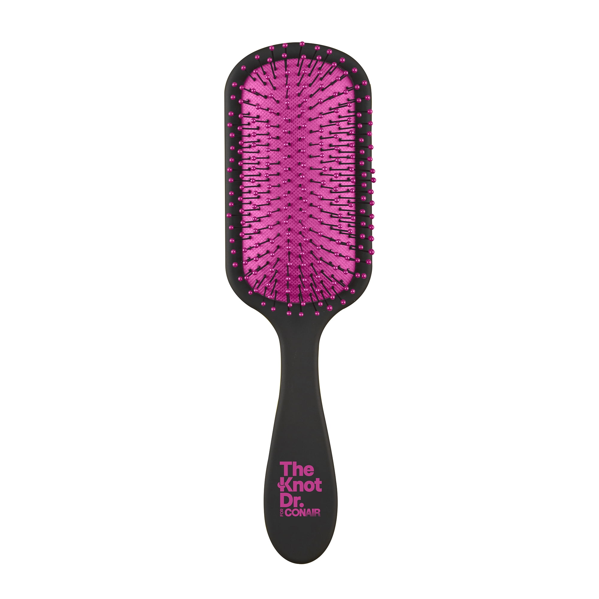 The Knot Dr. for Conair Premium Pro Detangling Hair Brush for Wet or Dry Hair, Pink