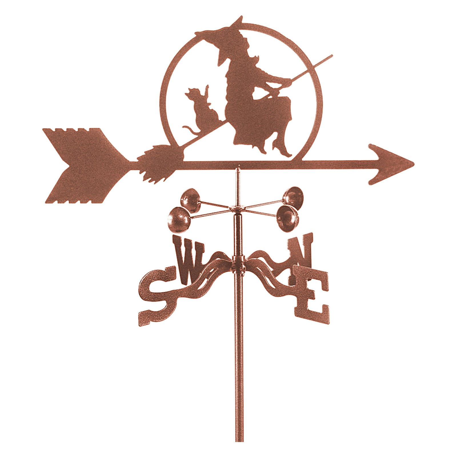 EZ Vane Witch on a Broom Weathervane by EZ Vane