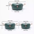thumbnail image 2 of Stainless Steel Frying Pot with Thermometer and Oil Drip Drainer Rack for Kitchen Cooking, 2 of 7