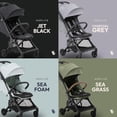 thumbnail image 5 of Lightweight Stroller Newborn, Travel Stroller for Airplane (12.3 lbs),  Seagrass, BabbleRoo Hoplite Compact Stroller, 5 of 8