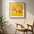 thumbnail image 6 of Dollhouse inventory / yellow - Photography Minimalist Pop Art Modern Art Retro Unframed Wall Art Print 12 x 12 inches, 6 of 9