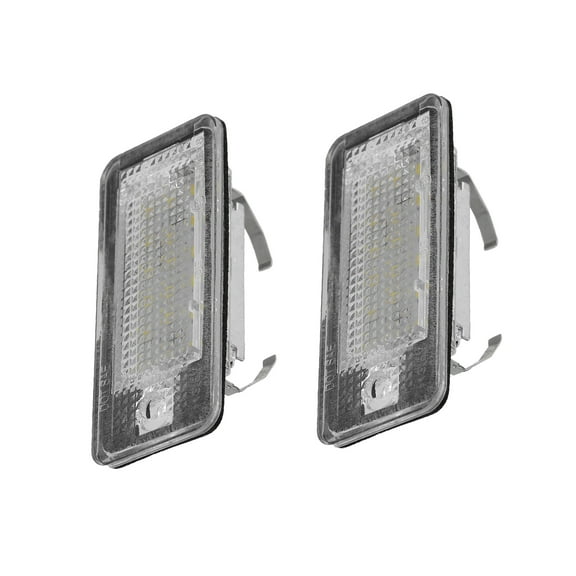 Unique Bargains 2 pcs LED License Plate Light Car Number Lamp White Light for Audi A3 S3 A4 S4 A5 S5 A6 S6 A8 S8 Q7