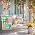 thumbnail image 3 of Easter Garden Flags for Outside 12.5x18 Double Sided, Cartoon HIP HOP Carrot with Dots Small Yard Decoration, Seasonal Spring Celebration Decor for Farmhouse Holiday Outdoor, 3 of 6