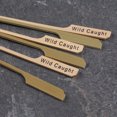 thumbnail image 7 of BambooMN Wild Caught Food Marking Bamboo Paddle Skewer Picks - 8.3" (21cm) - 300 Pieces, 7 of 7