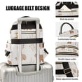 thumbnail image 3 of FORMRS Mini Backpack Purse for Women Quilted Travel Daypack Casual Shoulder Bag, Gray Bears, 3 of 7