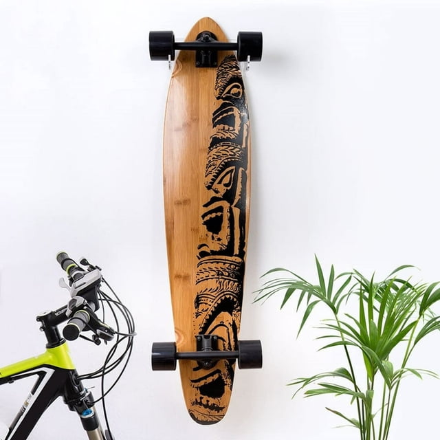 1 Ensemble Support de Planche à Roulettes Durable Réutilisable Forte Capacité de Charge Support Mural Simple pour Planche à Roulettes pour la Maison
