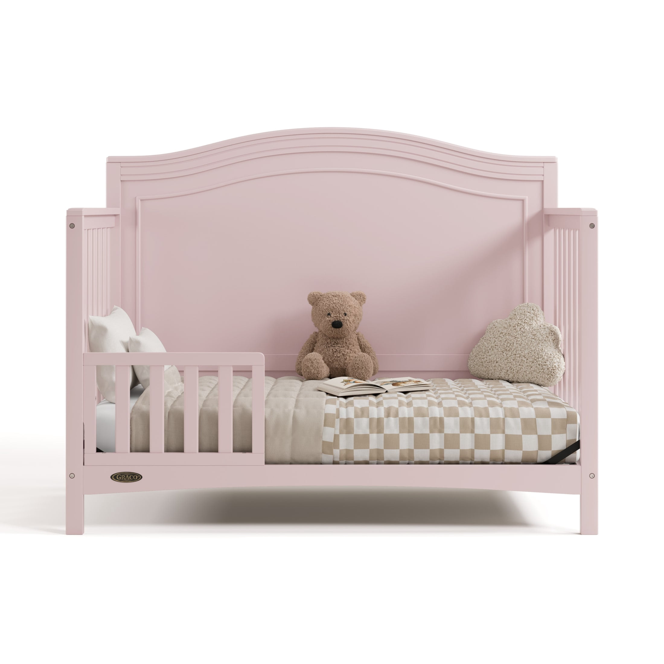 Graco Paris 4-in-1 Convertible Baby Crib, Blush