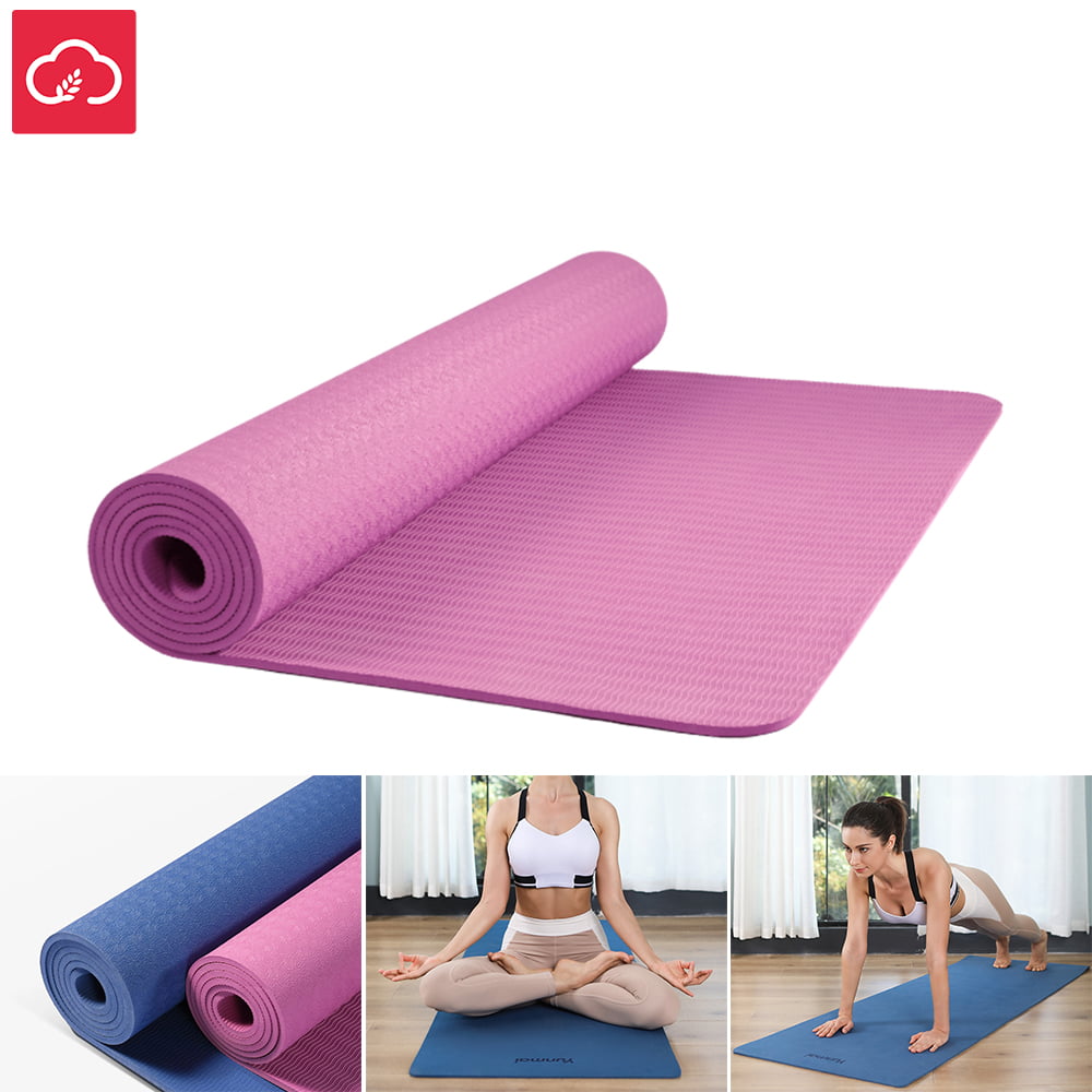 Equilibrium Yoga Mat Double 6mm Layer with Nylon/Mesh Bag 