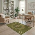 thumbnail image 2 of ODIKA 4'x6' Washable Area Rug Pet Friendly, Non-Shedding Graphic Men Cartoon Is Mug Retro Motifs Aesthetic Tufted Chrome Flowing Dynamic for Bedroom, Reading Nook, 2 of 7