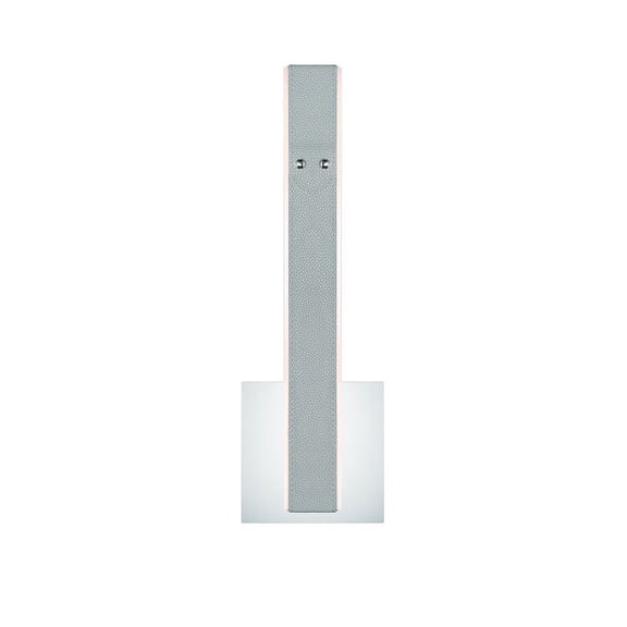 43892-037 Eurofase Lighting Verdura - 15W 1 LED Wall Sconce In Modern and Contemporary Style-16.25 Inches Tall and 5 Inches Wide-Grey Finish