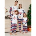 thumbnail image 1 of 2023New Arrival Cotton Parent-child Home Clothing Set Christmas Letter Printed Pajamas Cute Cartoon Deer Antler Nightwear Suit, 1 of 4