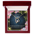 thumbnail image 1 of À Ma Femme en el Da de su Boda pour Toujours Collier w Message Card, 1 of 8