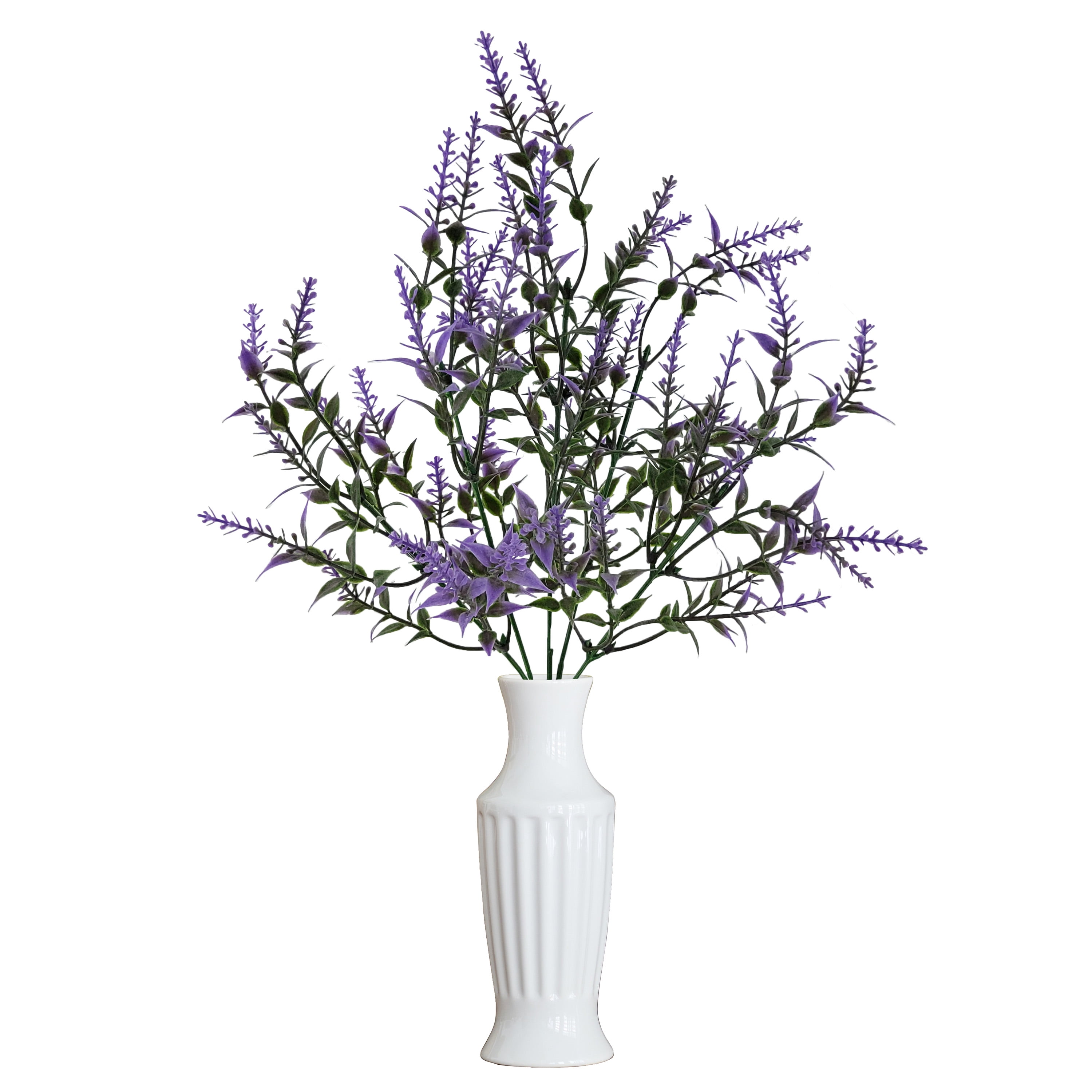 Mainstays Indoor Artificial Flower Lavender Pick, Purple Color, Assembled Height 13.5"