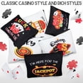 thumbnail image 4 of Set de bolsas de maquillaje Reginary Casino Dice Poker Chips x12 para mujer, 4 of 6
