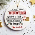 thumbnail image 2 of Ornament Kits 2025, Christmas Ornaments - Acupuncturist Ornament, Acupuncturist Christmas Ornaments 2025, Acupuncturist Decor for Office, Room, Home - Holiday Present Ideas, 2 of 3