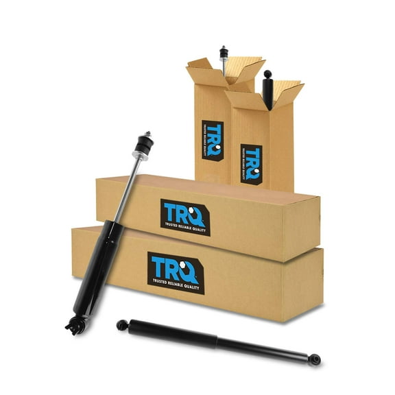 TRQ Shock Absorber Front Rear LH RH Set Kit 4pc for Chevy GMC Truck Van C K SBA60402