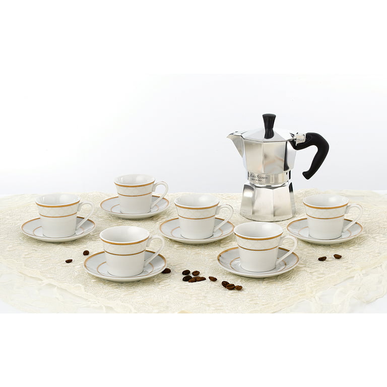 Espresso Cup and Saucer Cafe Set