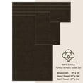 thumbnail image 3 of American Soft Linen Turkish 6 Piece Towel Set, 100% Cotton Premium Soft Bathroom Towels, Brown, 3 of 10