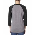 thumbnail image 2 of Unisex Triblend Three-Quarter Sleeve Raglan, 2 of 2