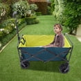 thumbnail image 5 of TOOL1SHOoo Folding Wagon Beach Carts with Big Wheels for Sand, 5 of 8