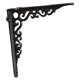 thumbnail image 1 of Soporte de estante, soporte de estante de metal para montaje en pared, de esquina, decorativo, de estantería para hogar, sala de estar, dormitorio, 1 of 9