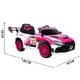 thumbnail image 4 of Montable Electrico para Niños Carro Rally con Control Remoto Sonido, Bluetooth, Luz Led, 12v-Rosa, 4 of 6