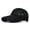 Black, variant on Women Knitted Crochet Breathable Hollow Baseball Cap Summer Sun Hat With Visor