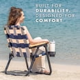 thumbnail image 6 of GoSports Outdoors WOVN Beach Backpack Chair - Premium Folding Camping Chair - 9 Styles Available - LIDO, 6 of 7