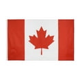 thumbnail image 2 of 59x35 Inch Canada Flag Canadian Flag Medium Digitial Double Printed Durable 150D Thick Polyester Decorations with 2 Brass ，National Day of Canada，Outdoor Decorations, 2 of 8