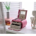 thumbnail image 4 of CoSoTower 8.8" Long Travel Jewelry Organizer Case, Hot Pink, 4 of 4