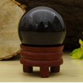 thumbnail image 2 of Reikiera Black Tourmaline Sphere Stone Ball with Ring Stand Aura Balancing Metaphysical Natural Gemstone- Choose Size, 2 of 4