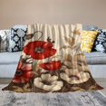 thumbnail image 2 of Chilfamy Flowers Annabel Kidston Ultrafine Detailed Painting Gifts Blanket Super Soft Flannel Blankets for Bed Sofa Decor All Seasons 40x50in, 2 of 6