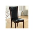 thumbnail image 3 of Benzara Manhattan I Contemporary Side Chair, White Finish, Set of 2-Color:Dark Cherry, 3 of 3