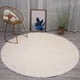 thumbnail image 2 of Alfombras de lana de imitación de piel de oveja, alfombras peludas antideslizantes de imitación para dormitorio, 2 of 2