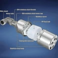 thumbnail image 4 of Automatic Water Level Control Valve 1/2 Inch Stainless Steel Float Ball Valve For Tank Swimming Poo, 4 of 5