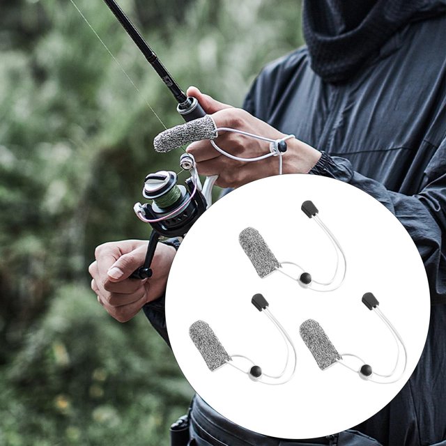 Guantes De Pesca De Un Solo Dedo (3 Unidades), Antideslizantes Y Ajustables Para Lanzar.