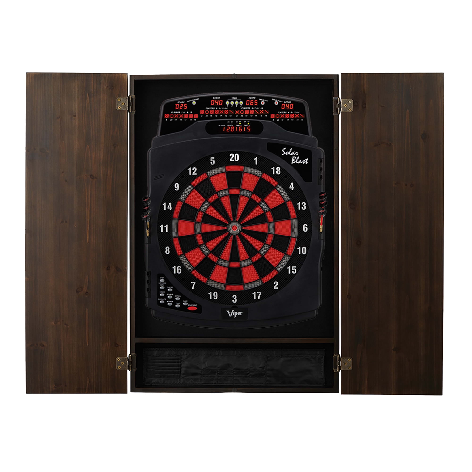 Viper Metropolitan Espresso Soft Tip Dartboard and Viper Solar