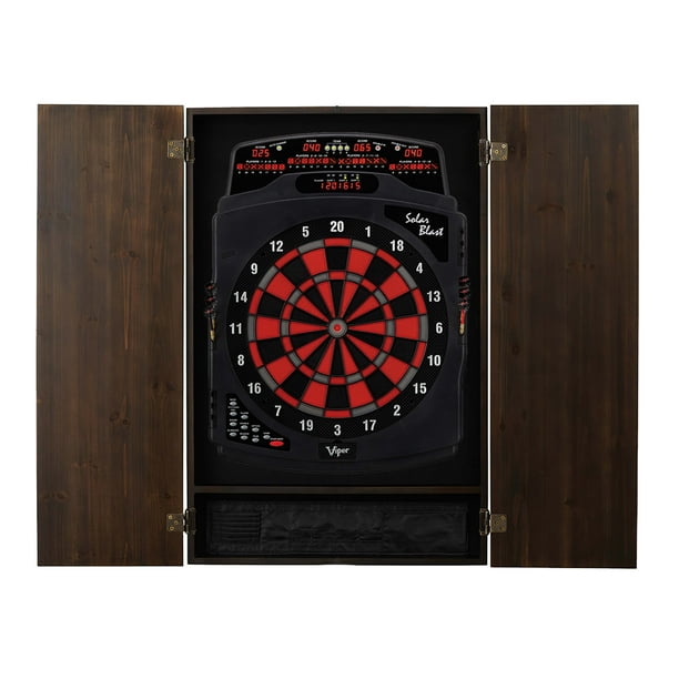 Viper Metropolitan Espresso Soft Tip Dartboard and Viper Solar