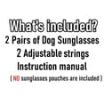 thumbnail image 4 of Lentes de sol para perros de razas pequeñas hasta 7 kg (Paquete de 2), 4 of 8