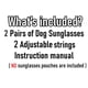 thumbnail image 4 of Gafas de sol para perros de razas pequeñas hasta 7 kg (paquete de 2), 4 of 7