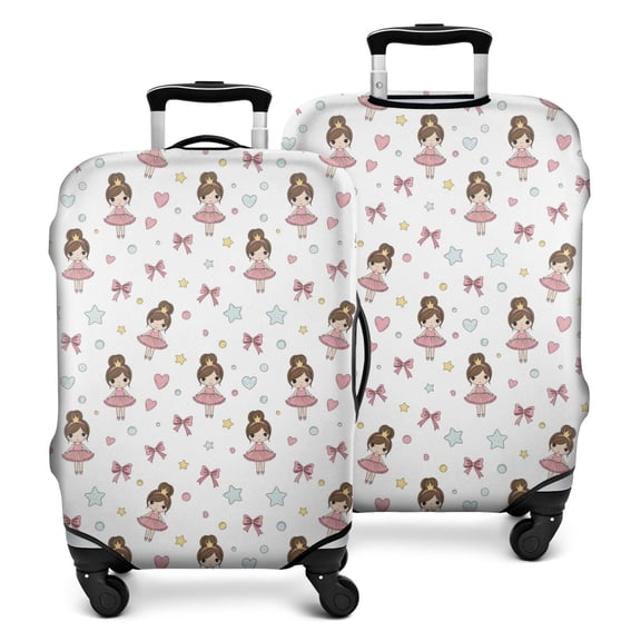 Ballet Princess Pattern Luggage Cover Fashion Suitcase Cover Baggage Covers Fit 25-28 Inch Luggage (Go Travel)