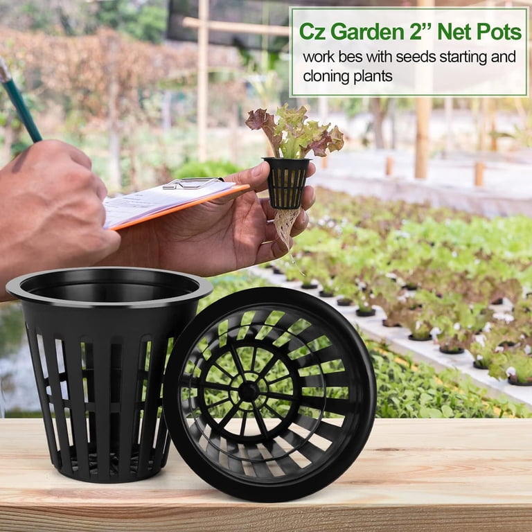 30Pcs 2 inch Net Pots, Hydroponics Cup, Net Cups for Indoor or Outdoor  Growing