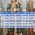 thumbnail image 3 of Women's Plaid Coat Winter Lapel Collar Button Front Long Sleeve Outerwear with Pockets, 3 of 4