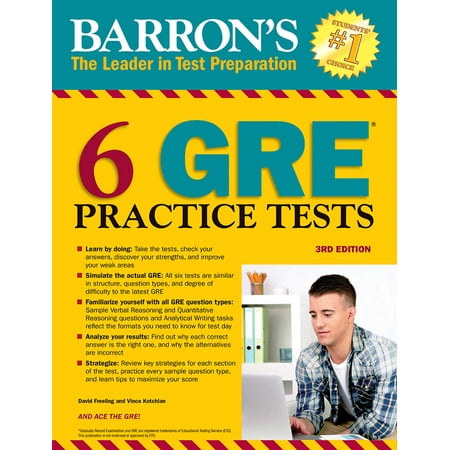Barron's 6 GRE Practice Tests (Best Gre Practice Tests)