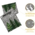 thumbnail image 4 of Pine Tree Snowflake Merry Christmas Table Runner, Seasonal Winter Xmas Holiday Kitchen Dining Table Decoration for Indoor Outdoor Home Party Decor Winter Table Runner 13x72 Inch, 4 of 8
