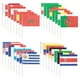 thumbnail image 5 of EeaseMX 32 banderas nacionales pequeñas de mano con palo, banderas internacionales de países del mundo, banderines para decoración de bares y fiestas., 5 of 8