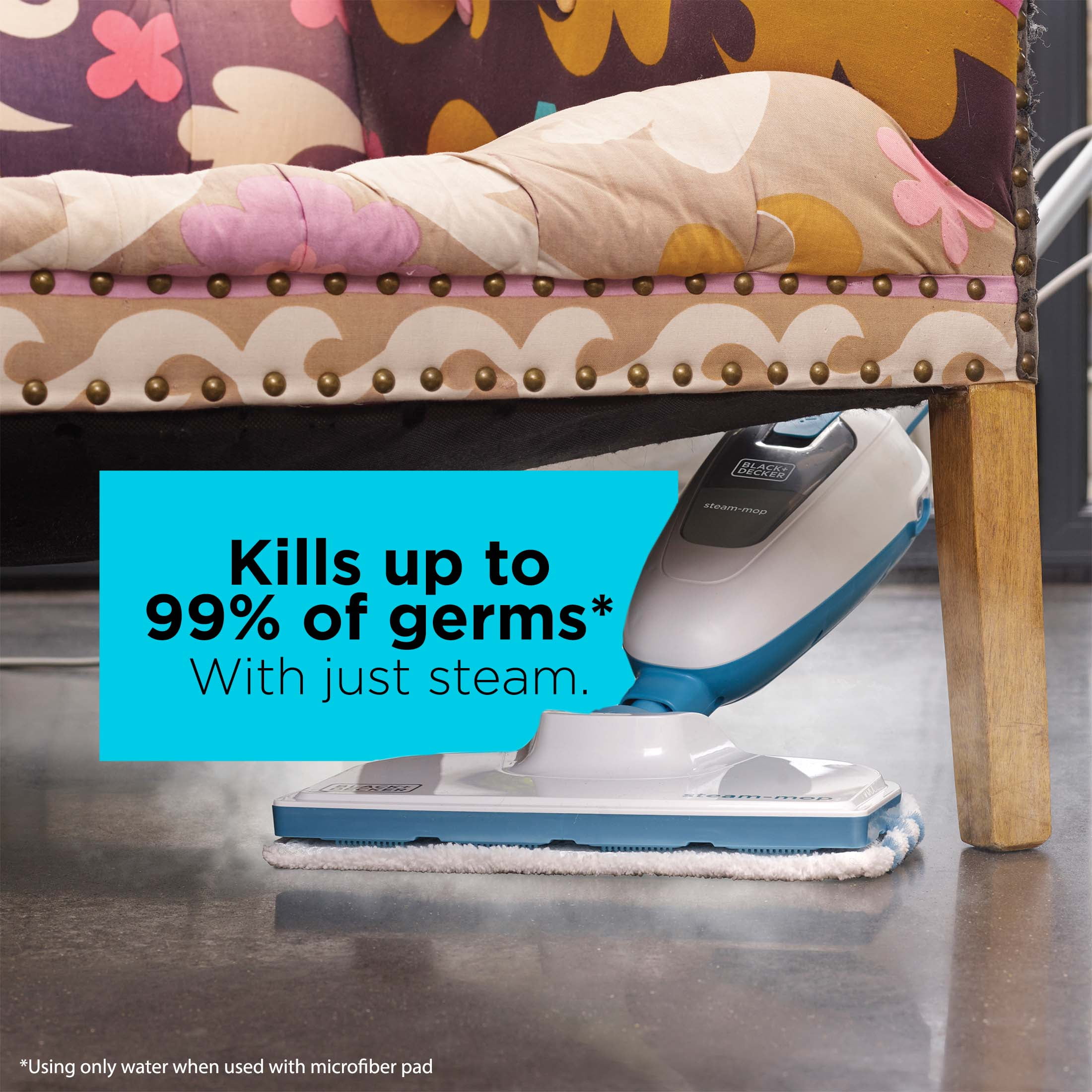 Black+decker HSMC1321 2-in-1 Steam Mop and Portable Steamer