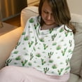 thumbnail image 4 of Sweet Jojo Designs Cactus Floral Pink Green and White Multi Use Baby Car Seat and Nursing Cover, 4 of 6