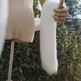 thumbnail image 4 of Yokua Women Long Faux Fur Shawl Bridal Winter Soft Bolero Scarf for Wedding Day, 4 of 9